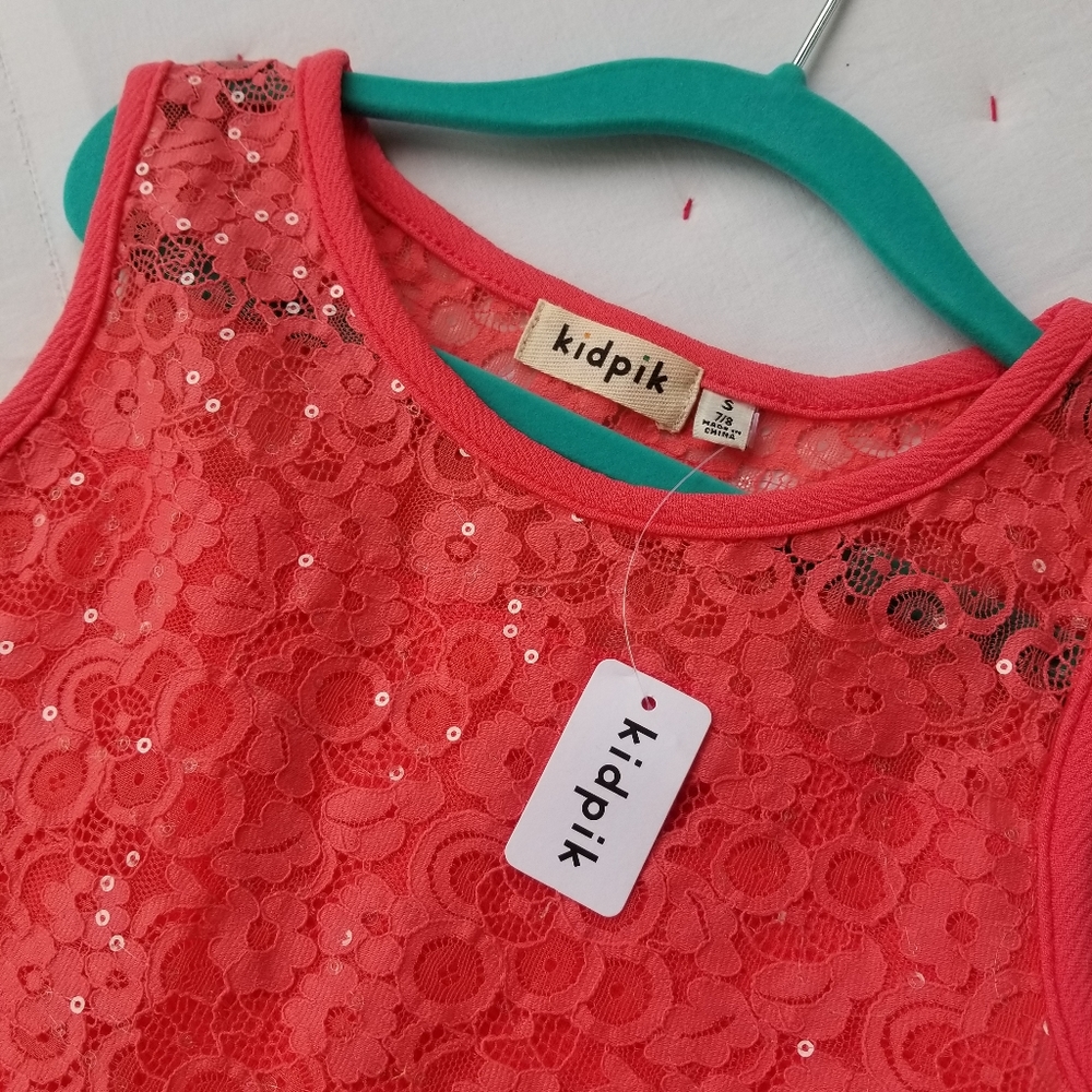 NWT Coral Kidpik Skater Dress - Picture 4 of 4